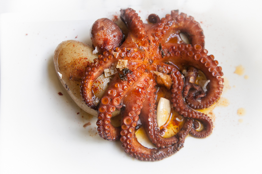 pulpo a la plancha