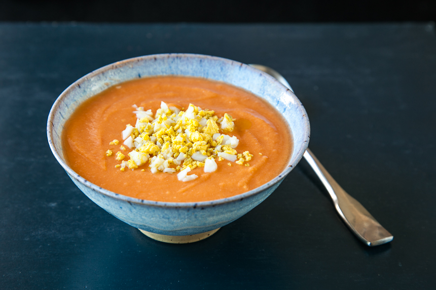 Salmorejo in Michael Minkoff bowl