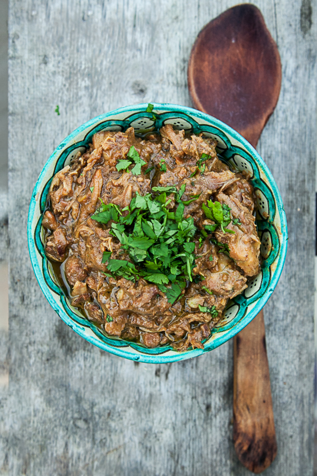 Persian chicken with walnuts and pomegranate