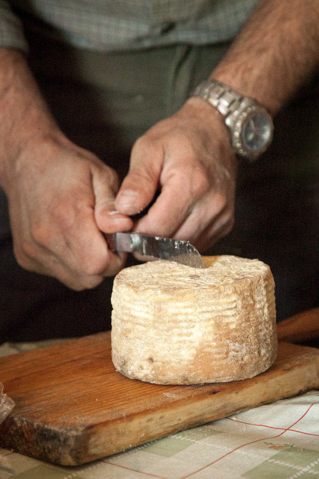 cured goats cheese