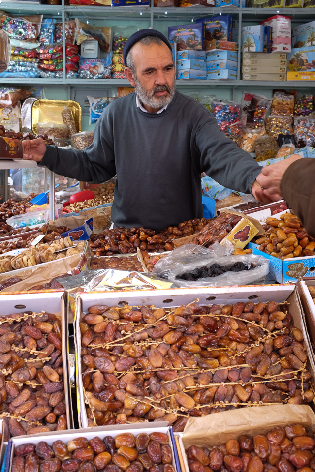 fresh date seller in Tangiers