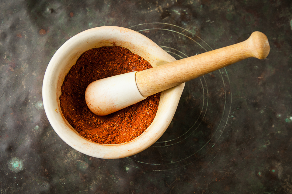 ground baharat spices