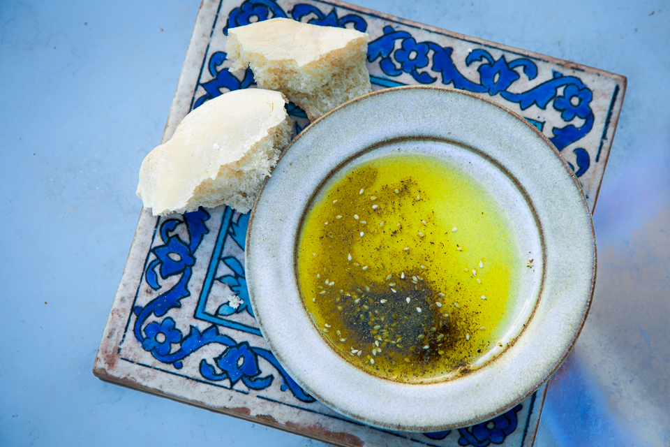 za'atar olive oil dip
