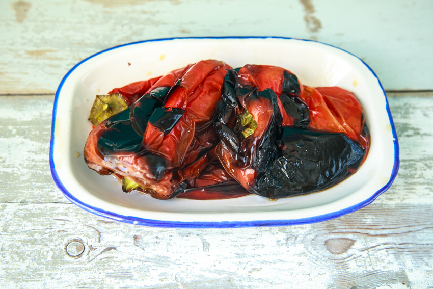 roasted red peppers