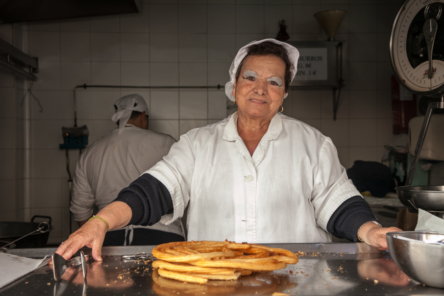 The churros lady El Puerto de Santa Maria, Cadiz