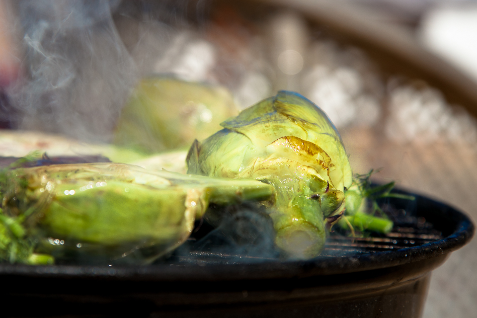 grilled artichoke hearts