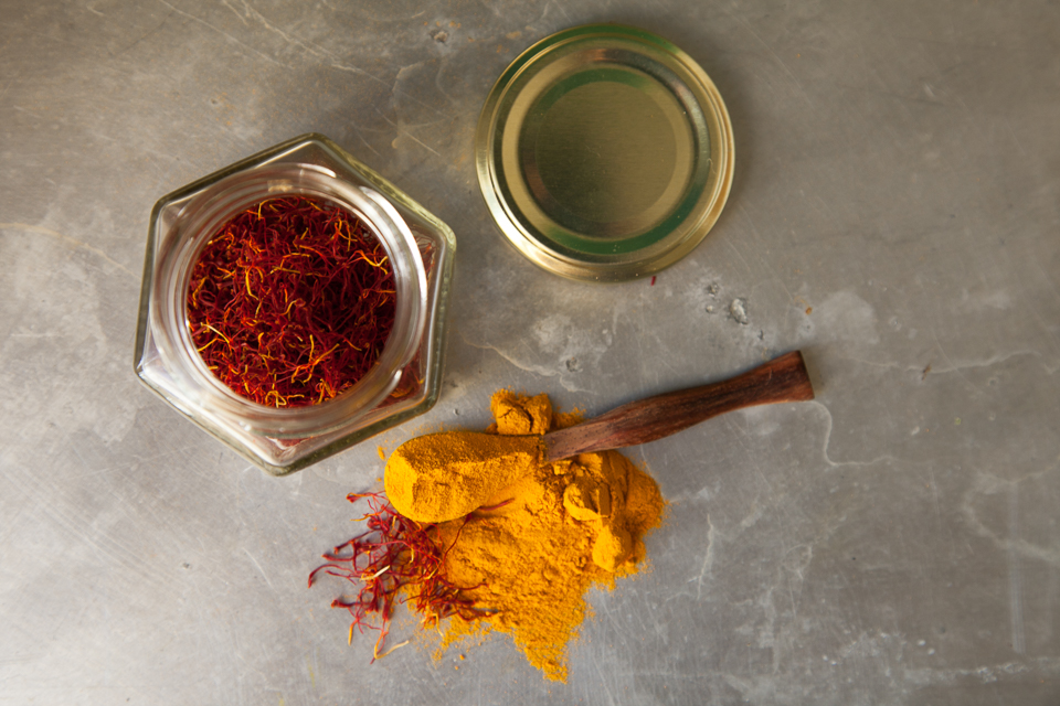saffron and turmeric