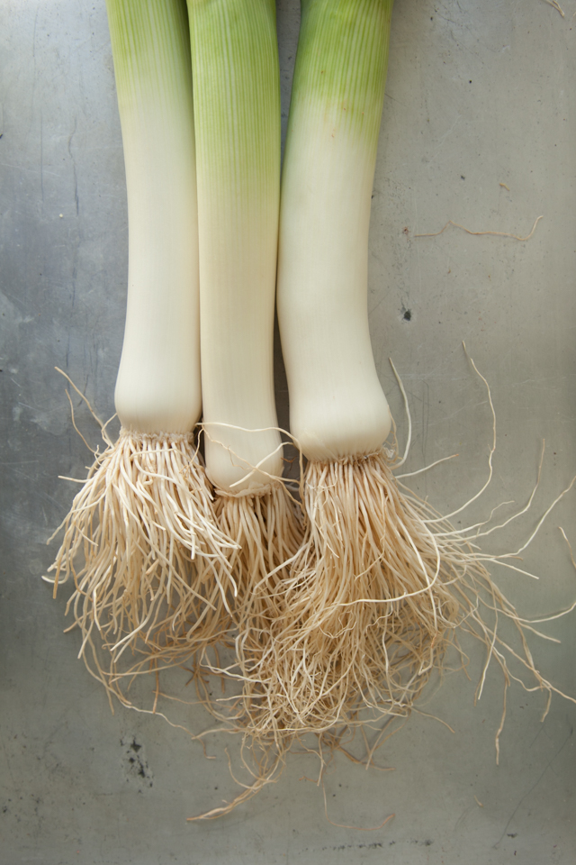 organic leeks