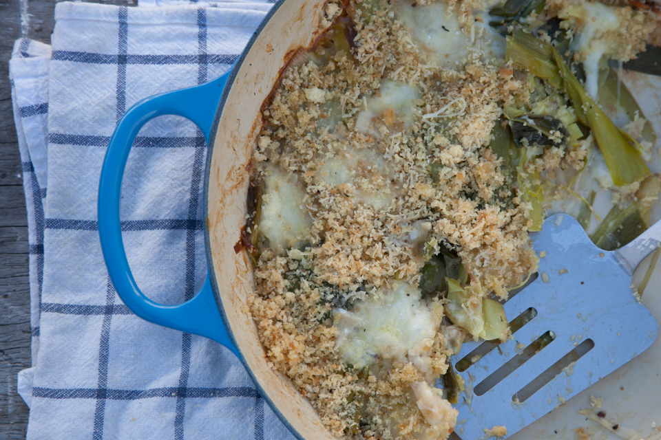 leek gratin