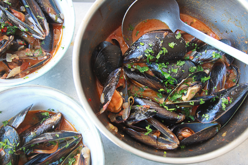 thai mussels