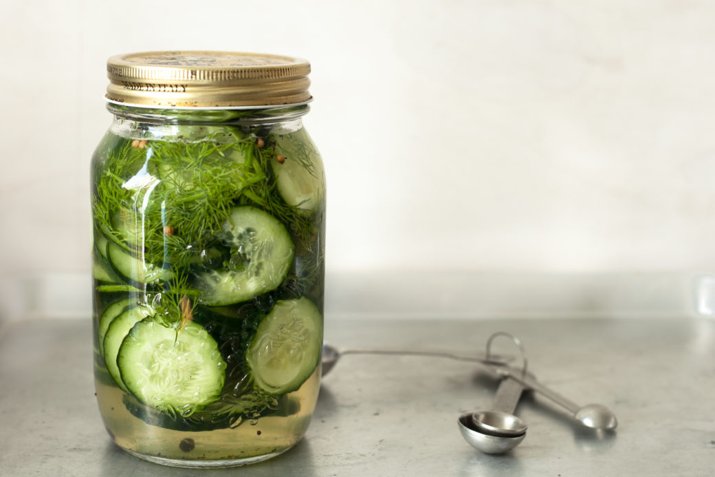 quick pickled cucumber