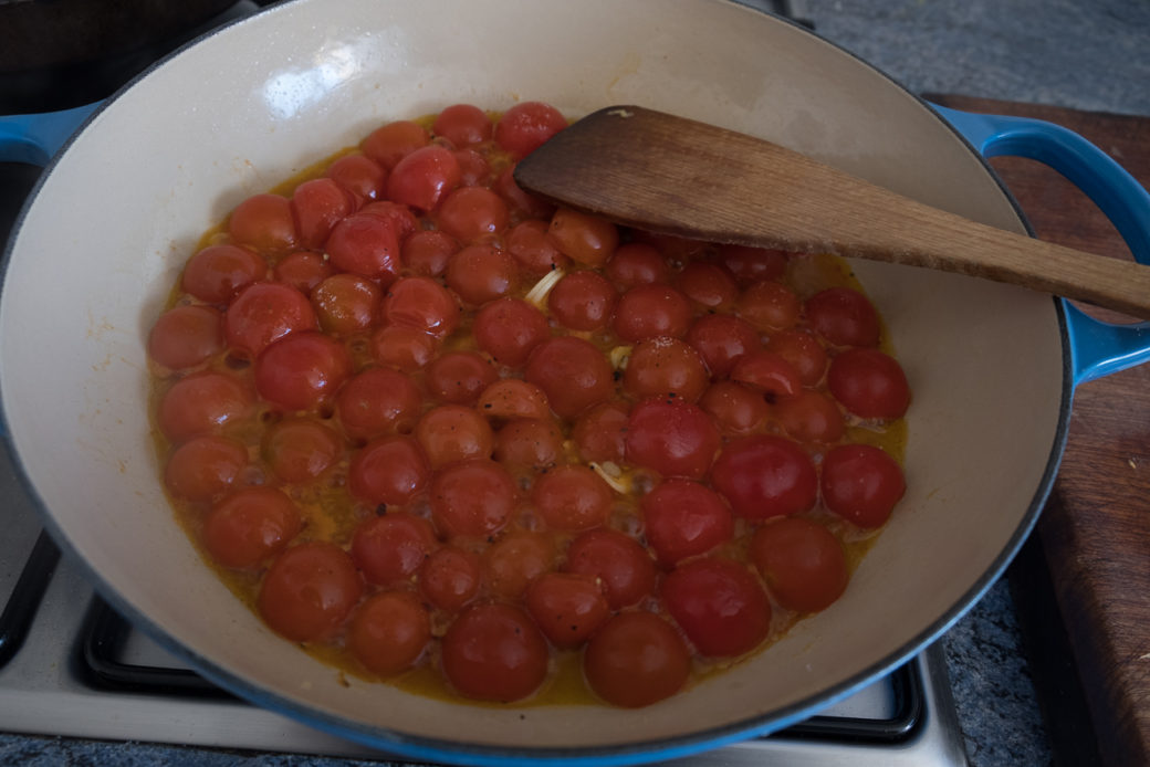 cherry tomatoes 
