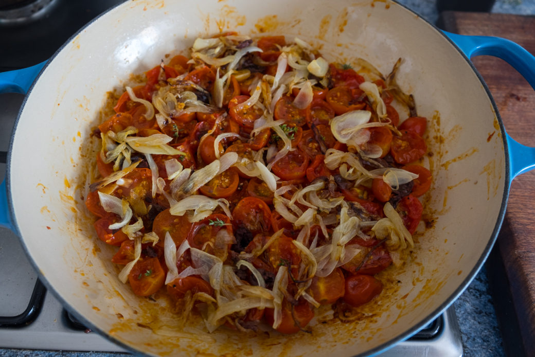 tomato tarte tatin