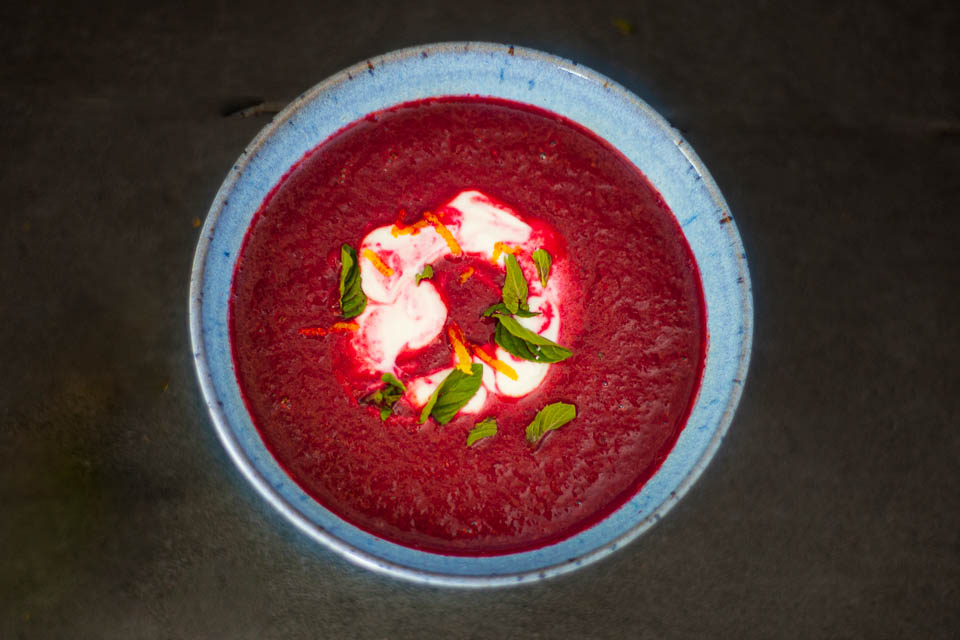 beet and orange soup