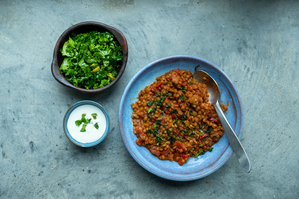 Jerk lentils